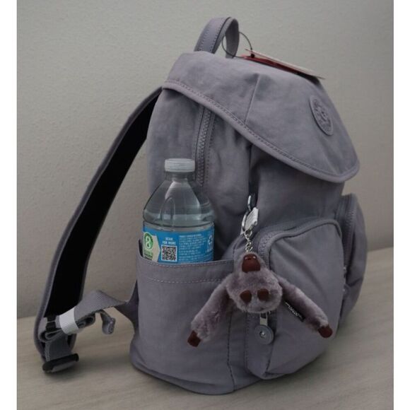 Kipling KI0365-0KG Women's Sz Medium Dove Gray Fiona Nylon Backpack - Picture 9 of 10